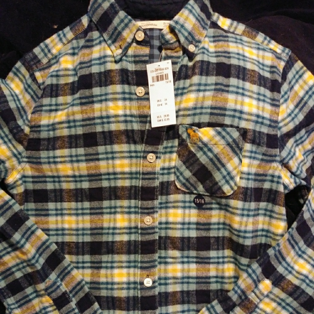 Boys flannel from Ambercrombie & Finch